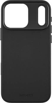 Etui plecki Yaxo Leather Gear Slim Case do Apple iPhone 17 Pro Max Dusty Black (YMALGSLCI17PM01B)