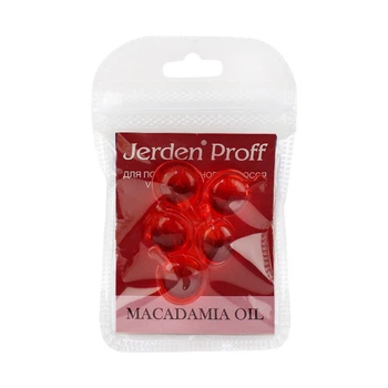 Сироватка регенеруюча для пошкодженого волосся Jerden Proff Macadamia Oil 5 шт (27513WB)