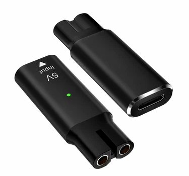 Універсальний адаптер Type-C 5V для електробритв, USB-C Shaver Adapter (сумісний з Philips та іншими), Чорний
