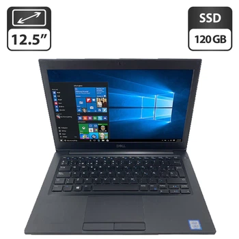 Нетбук Dell Latitude 7290 / 12.5" (1366x768) TN / Intel Core i5-8350U (4 (8) ядра по 1.7 - 3.6 GHz) / 4 GB DDR4 / 120 GB SSD / Intel UHD Graphics 620 / WebCam б/у