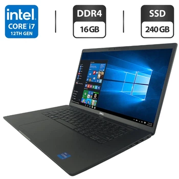 Ультрабук Dell Latitude 7530 / 15.6" (1920x1080) IPS / Intel Core i7-1255U (10 (12) ядер по 1.7 - 4.7 GHz) / 16 GB DDR4 / 240 GB SSD / Intel Iris Xe Graphics / WebCam б/в