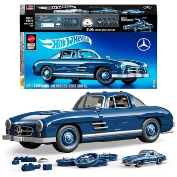 Конструктор Hot Wheels Brick Shop Mercedes-Benz 300 SL 1600 деталей (ek28843)