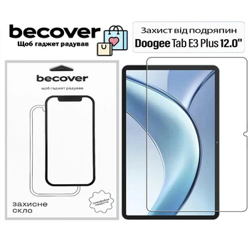 Скло захисне BeCover Doogee Tab E3 Plus 12.0 (ek18181)