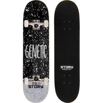 Скейтборд детский Story Genetic Black 8" дюймов (smj941)