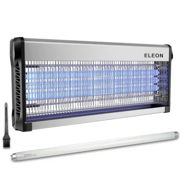 Знищувач комах ELEON модель MG60 на 300 м² 60Вт (3000В) + Запасна лампа та щіточка у подарунок