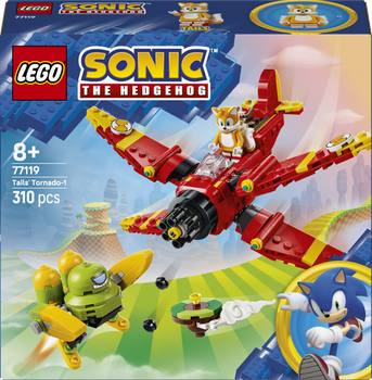Конструктор LEGO Sonic the Hedgehog Літак Тейлза Торнадо-1 310 деталей (77119)