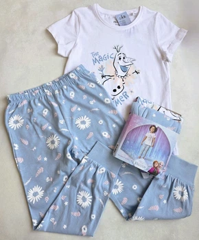 Детская пижама летняя Disney FROZEN 122-128 см для девочек 599297