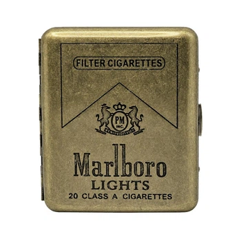 Металевий Портсигар Marlboro 20 Цигарок