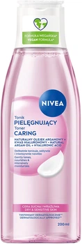 Тонік для обличчя NIVEA Ніжний для сухої та чутливої ​​шкіри з гіалуроновою кислотою та аргановим маслом 200 мл (9005800393704)