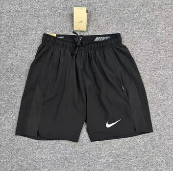 Спортивні шорти чоловічі з принтом Nike чорні М TT8900987