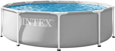 Basen stelażowy Intex okrągły 305 x 76 cm Szary 26700ND (6941057431666)