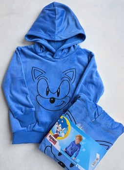 Кофта-худі велюрова з капюшоном Sonic 110-116 см для хлопчиків 838990