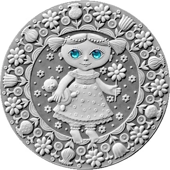 Колекційна срібна монета "Діва" 28,28 г 2009 рік