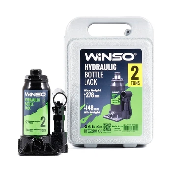 Домкрат гідравлічний телескопічний Winso 2т 148-278мм пласт. упак. 170210