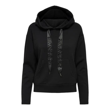 Толстовка ONLFANCY L/S HOOD SWT 15193315-Black ONLY L Чорний 15193315-BLACK S