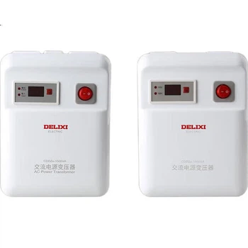 DELIXI ELECTRIC Трансформаторний перетворювач напруги, побутова техніка для використання за кордоном, 1500 Вт, перетворення 110 В на 220 В