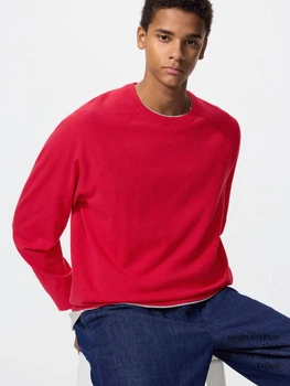 Джемпер чоловічий UNIQLO 855333426 XL Червоний (1159862189)
