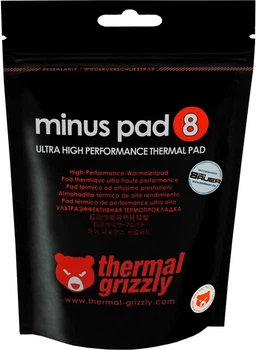 Термопрокладка Thermal Grizzly Minus Pad 8 100 x 100 x 1 мм (2er Pack) (4260711991653)