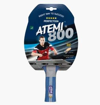 Ракетка для настольного тенниса ATEMI 800 Black DT1-10046 MISC