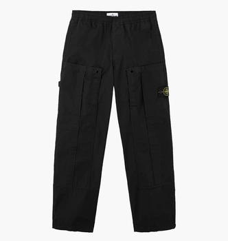 Штани Stone Island Mercerised Organic Cotton Ripstop Black L1S153100007-S0298-V0029 32