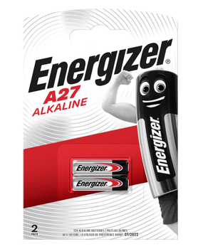 Батарейка Energizer A27 12В щелочная 2шт/уп