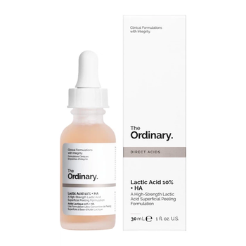 Пилинг с 10% молочной и гиалуроновой кислотой The Ordinary - Lactic Acid 10% + HA 30 ml