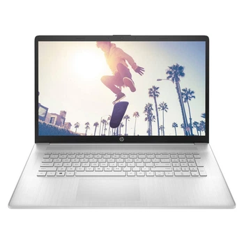 Ноутбук HP 17-cp2030ru 17.3" FHD IPS AG, AMD R3-7320U, 8GB, F512GB, UMA, DOS, серебристый