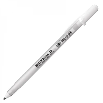 Ручка гелева Gelly Roll Basic, Біла 10 BOLD, Sakura