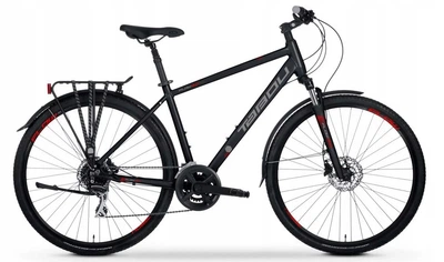 TABOU FLOW 2.0 DISC EQ 21" кросовий велосипед, чорно-червоний