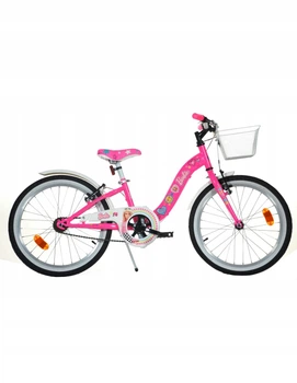 Велосипед для дівчинки, рожевий 20" Dino Bikes Barbie