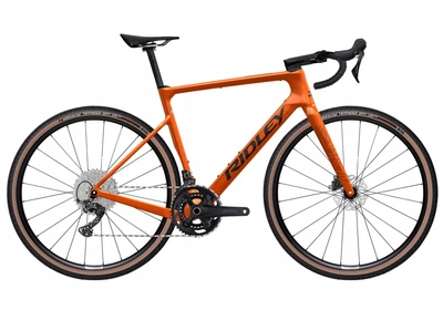 Велосипед Ridley ASTR GRX600 2x12 - RICH ORANGE METALLIC/BLACK METALLIC, M