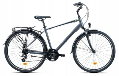 Міський велосипед Kands Travel-X, рама 21 дюйм, колесо 28", сірий