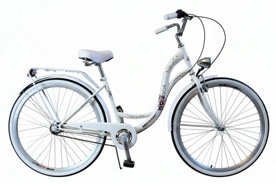 Ретро міський велосипед Mexller Village 28 білий 3 передачі SHIMANO NEXUS