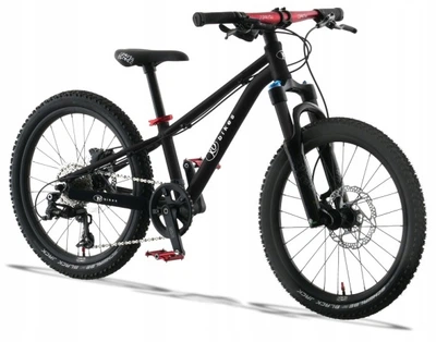 Дитячий велосипед KUbikes 20S MTB Disc Black/Laser Red