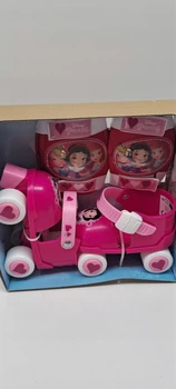 Роликові ковзани Stamp DISNEY PRINCESS COMBO SET рожеві, розміри 23-27