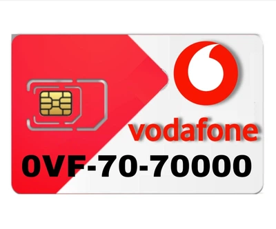 Золотой мобильный номер Vodafone 0VF-70-70000