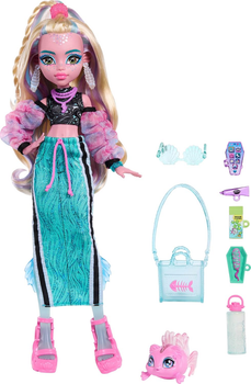 Лялька Монстер Хай Лагуна Блю з улюбленцем Нептуном Mattel Monster High Lagoona Blue JHK33
