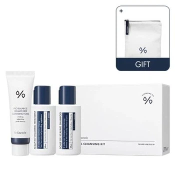 Набор миниатюр Dr.Ceuracle Travel Cleansing Kit для очищения лица и ухода за волосами