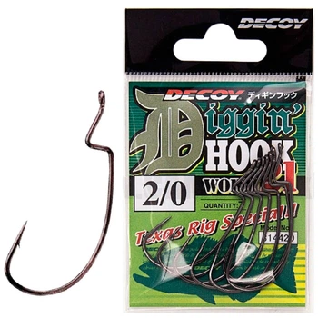 Крючок Decoy Worm21 Digging Hook #3/0 (6 шт/уп)