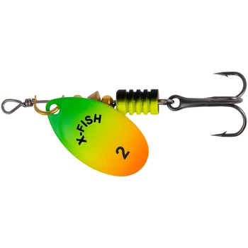 Блешня X-Fish Stark №2 4.5g Fire tiger