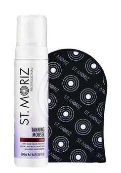 Набор Автобронзат-мусс St.Moriz Pro Dark + Рукавичка-аппликатор St Moriz