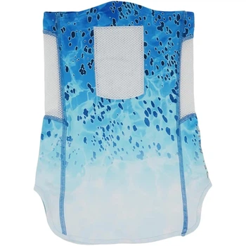 Мультиповязка Pelagic Sunshield Pro Sunshield Fishing Neck Gaiter Blue Dorado