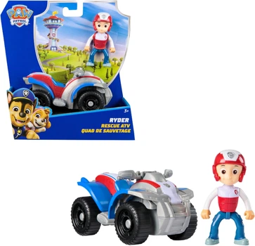 Щенячий патруль Рятівний квадроцикл з фігуркою Райдера Paw Patrol Ryder's Rescue ATV Vechicle Spin Master (6071212)