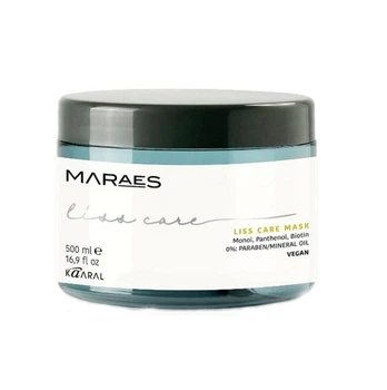 Маска для прямого волосся з пантенолом і біотином Kaaral Maraes Liss Care Mask 500 мл