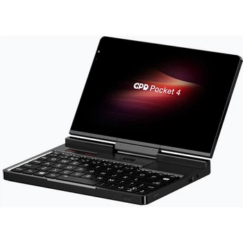Ноутбук GPD Pocket 4 (GPD-Pocket-4), Ryzen 7 8840U / 8" / 144 Гц / RAM 16 ГБ LPDDR5X / SSD 1TB / Radeon 780M / Windows 11 Home / Чорний