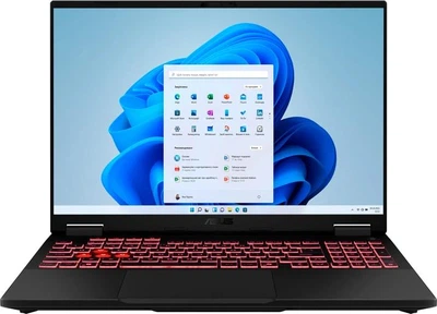 Ноутбук ASUS TUF Gaming A16 (FA608PM-TS136), AMD Ryzen 9 8940HX / 16" / 165 Гц / RAM 16 ГБ DDR5 / SSD 512 ГБ / RTX 5070 / Без ОС / Сірий
