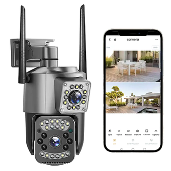 Уличная IP-камера 4 Мп с WiFi и датчиком движения SC03 черный