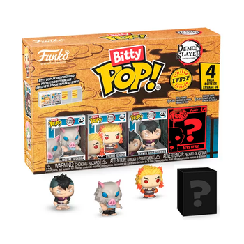 Фигурка BITTY POP! Клинок рассекающий демонов Demon Slayer 4 Pack 2,5 см BPB DS FP 01
