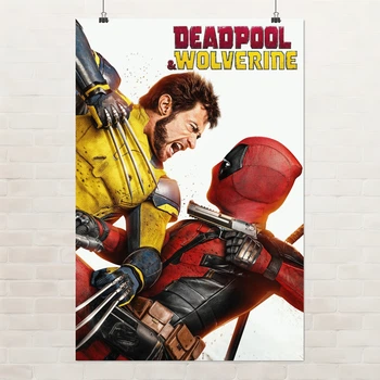 Постер Дедпул і Росомаха, Deadpool & Wolverine (2024), A3 42×28 см (id6748)