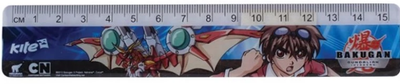 Лінійка пластикова 15 см Kite Bakugan BK13-090K